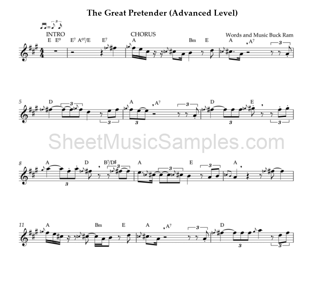 The Great Pretender (Advanced Level)