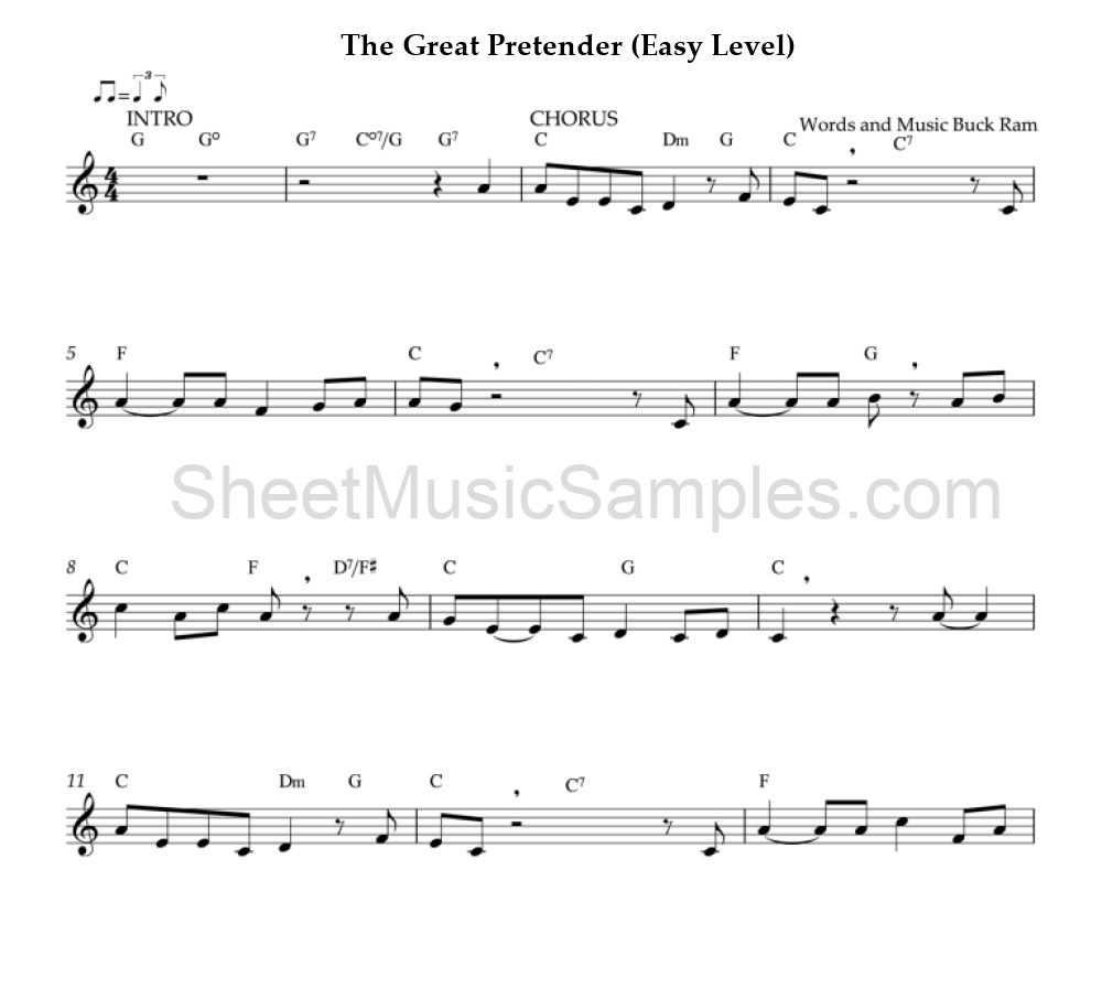 The Great Pretender (Easy Level)