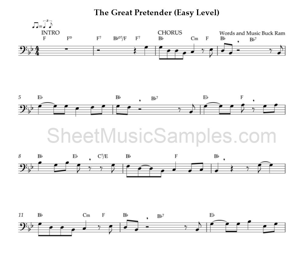 The Great Pretender (Easy Level)