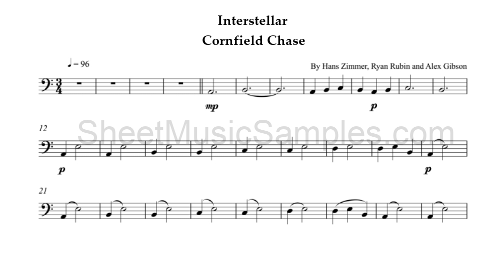 Interstellar - Cornfield Chase