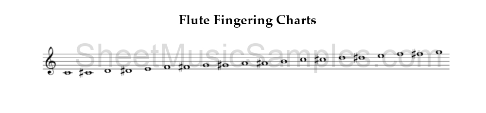 Flute Fingering Charts