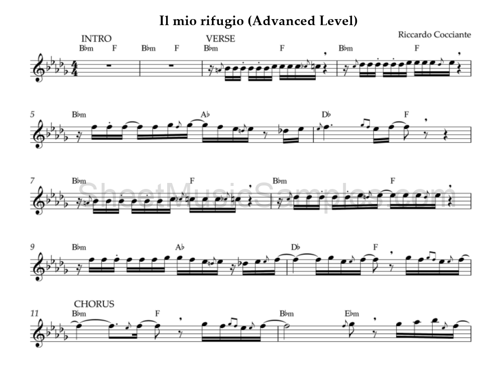 Il mio rifugio (Advanced Level)