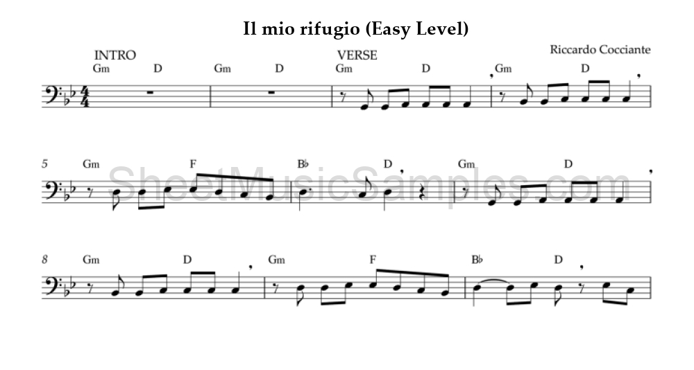 Il mio rifugio (Easy Level)