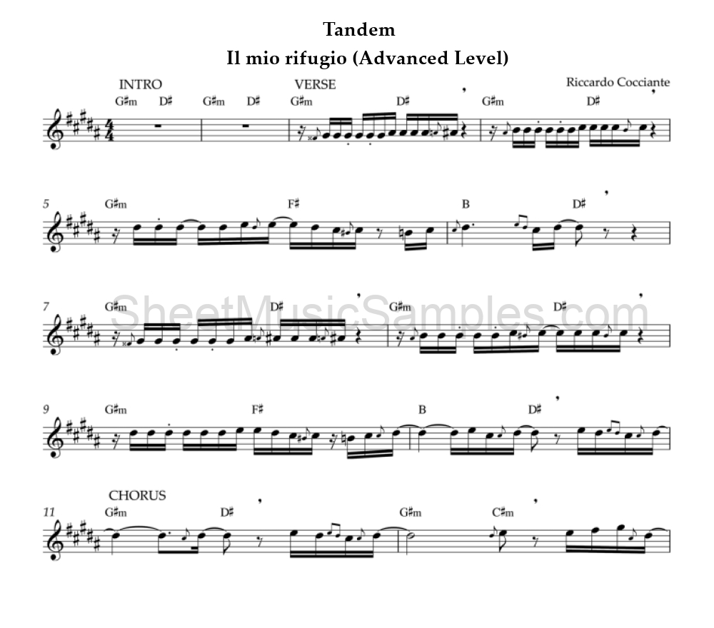 Tandem - Il mio rifugio (Advanced Level)