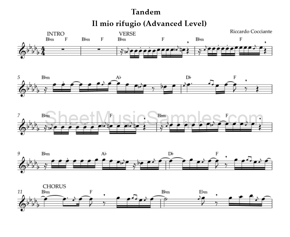 Tandem - Il mio rifugio (Advanced Level)