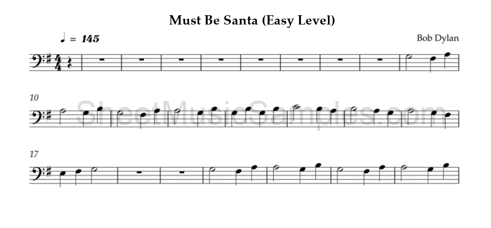 Must Be Santa (Easy Level)