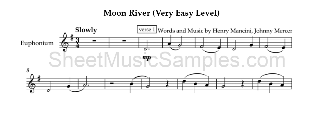 Moon River (Very Easy Level)