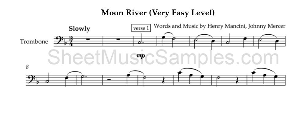 Moon River (Very Easy Level)