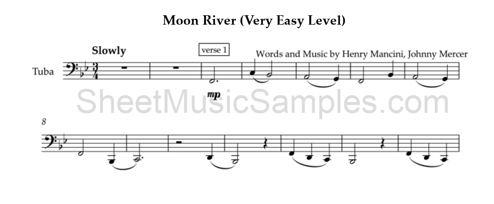 Moon River (Very Easy Level)