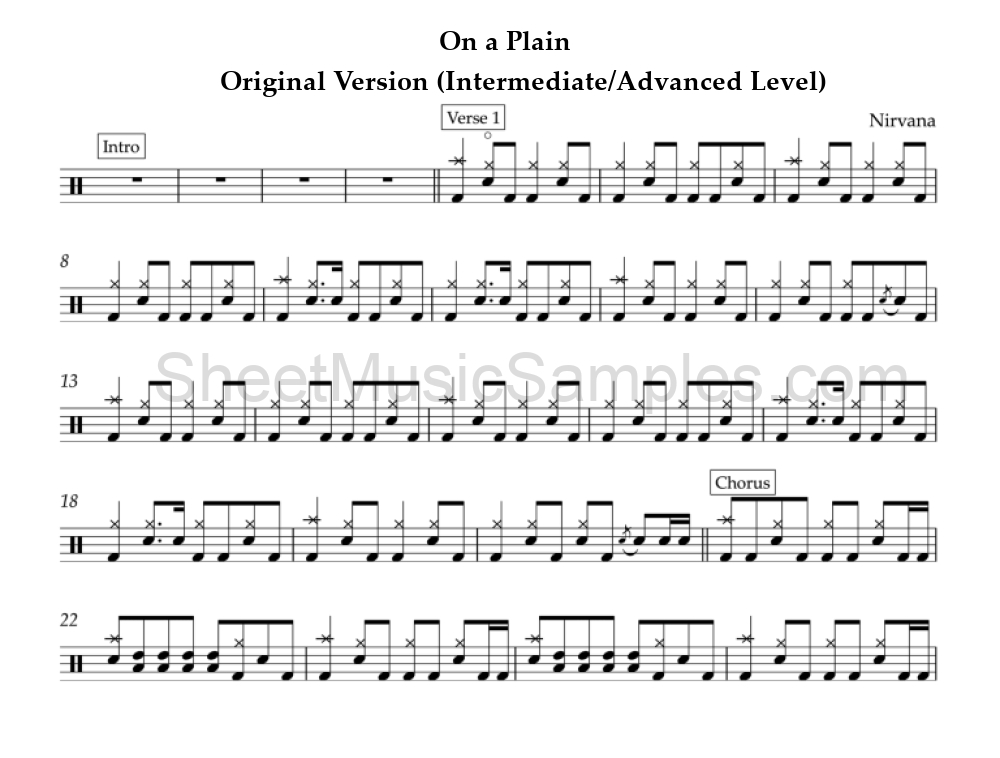 On a Plain - Original Version (Intermediate/Advanced Level)