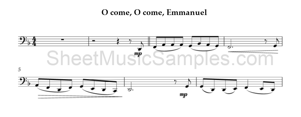 O come, O come, Emmanuel