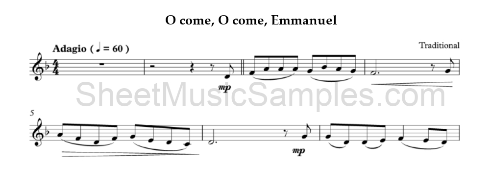 O come, O come, Emmanuel