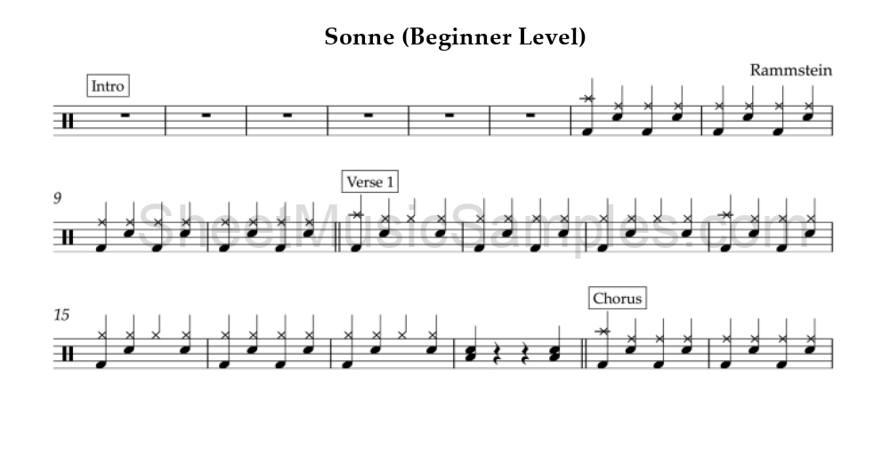 Sonne (Beginner Level)