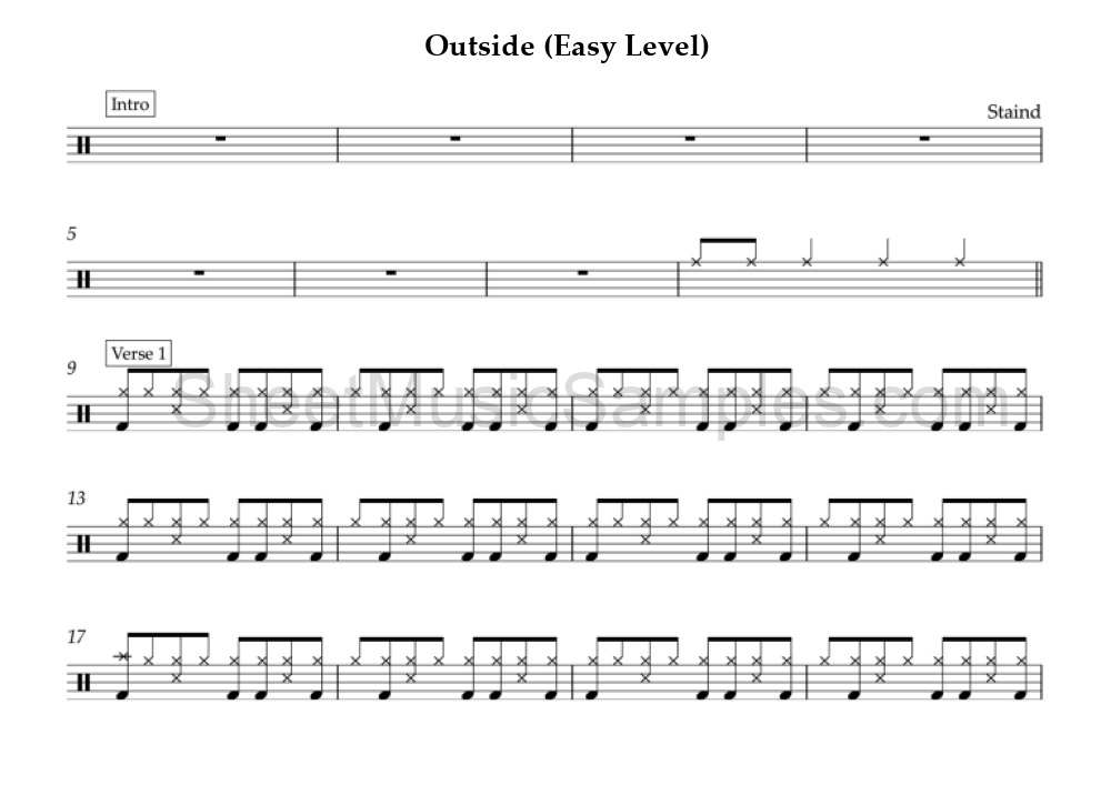 Outside (Easy Level)