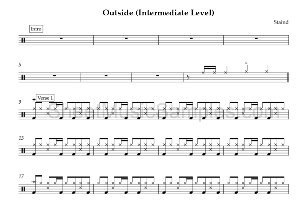 Outside (Intermediate Level)