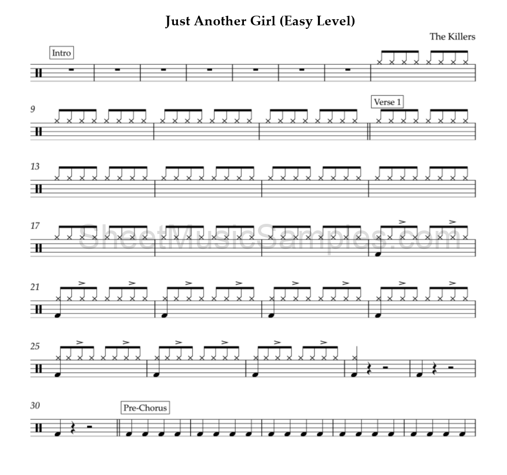 Just Another Girl (Easy Level)