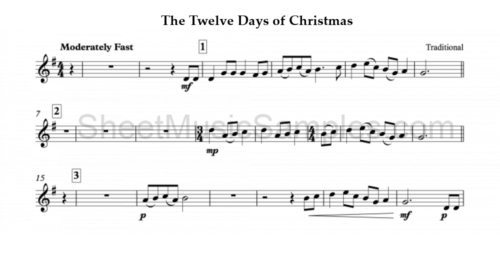 The Twelve Days of Christmas