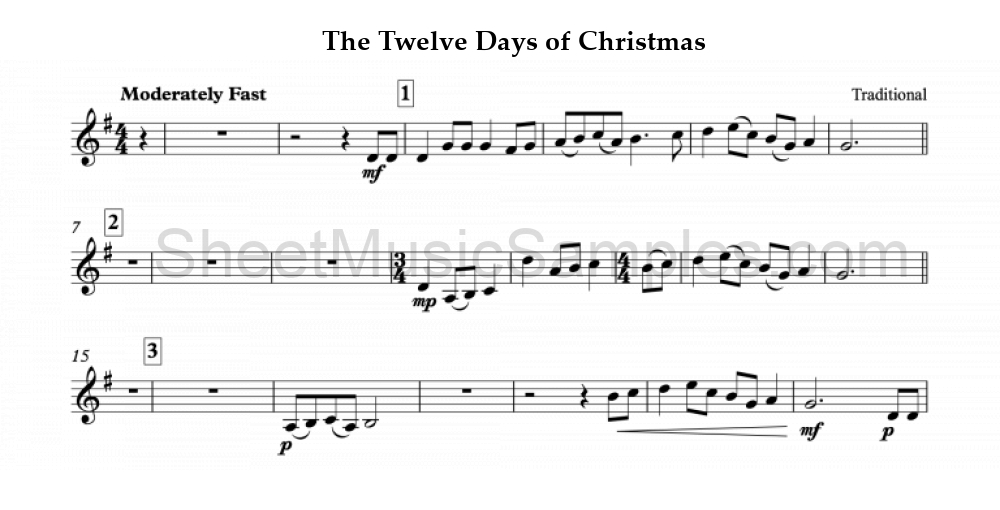 The Twelve Days of Christmas