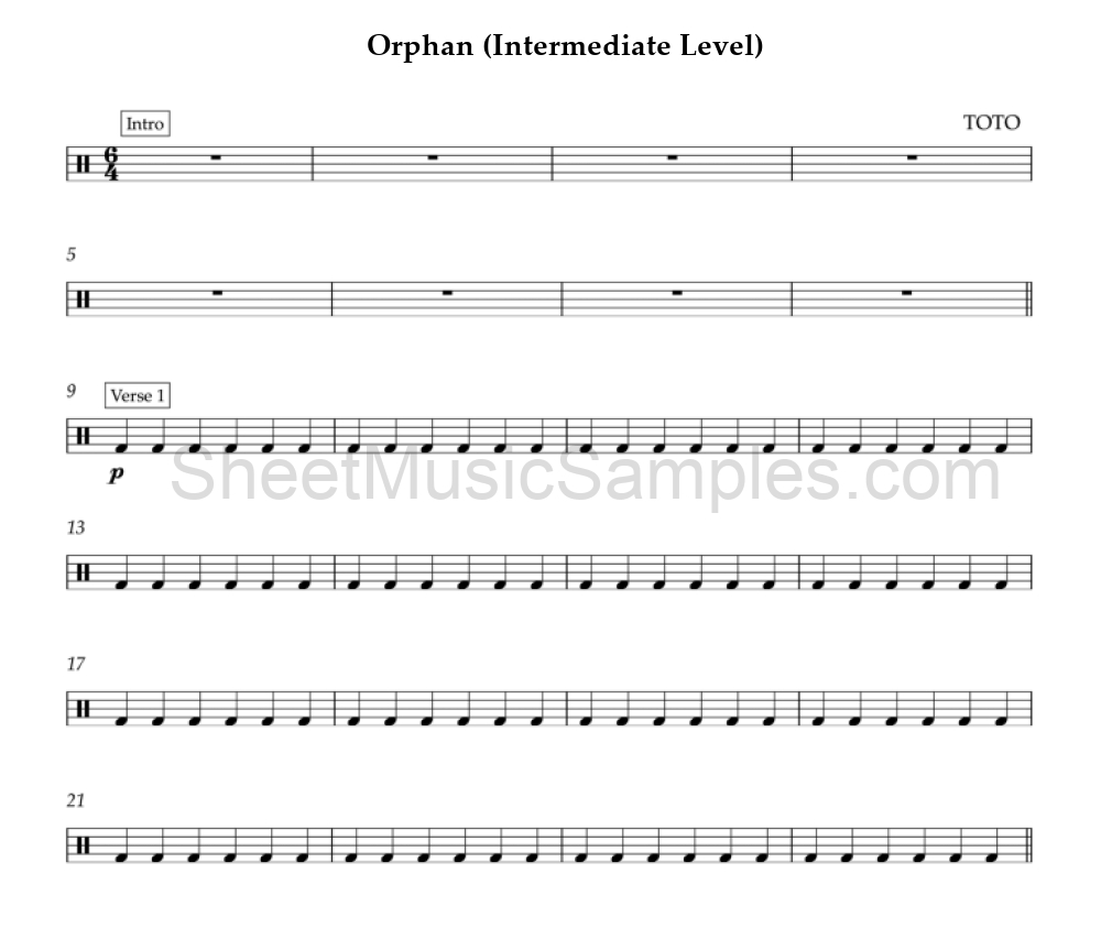 Orphan (Intermediate Level)