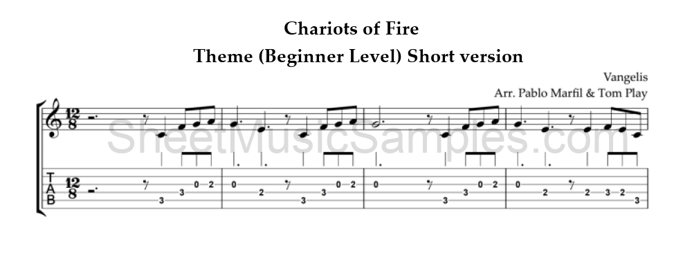 Chariots of Fire - Theme (Beginner Level) Short version