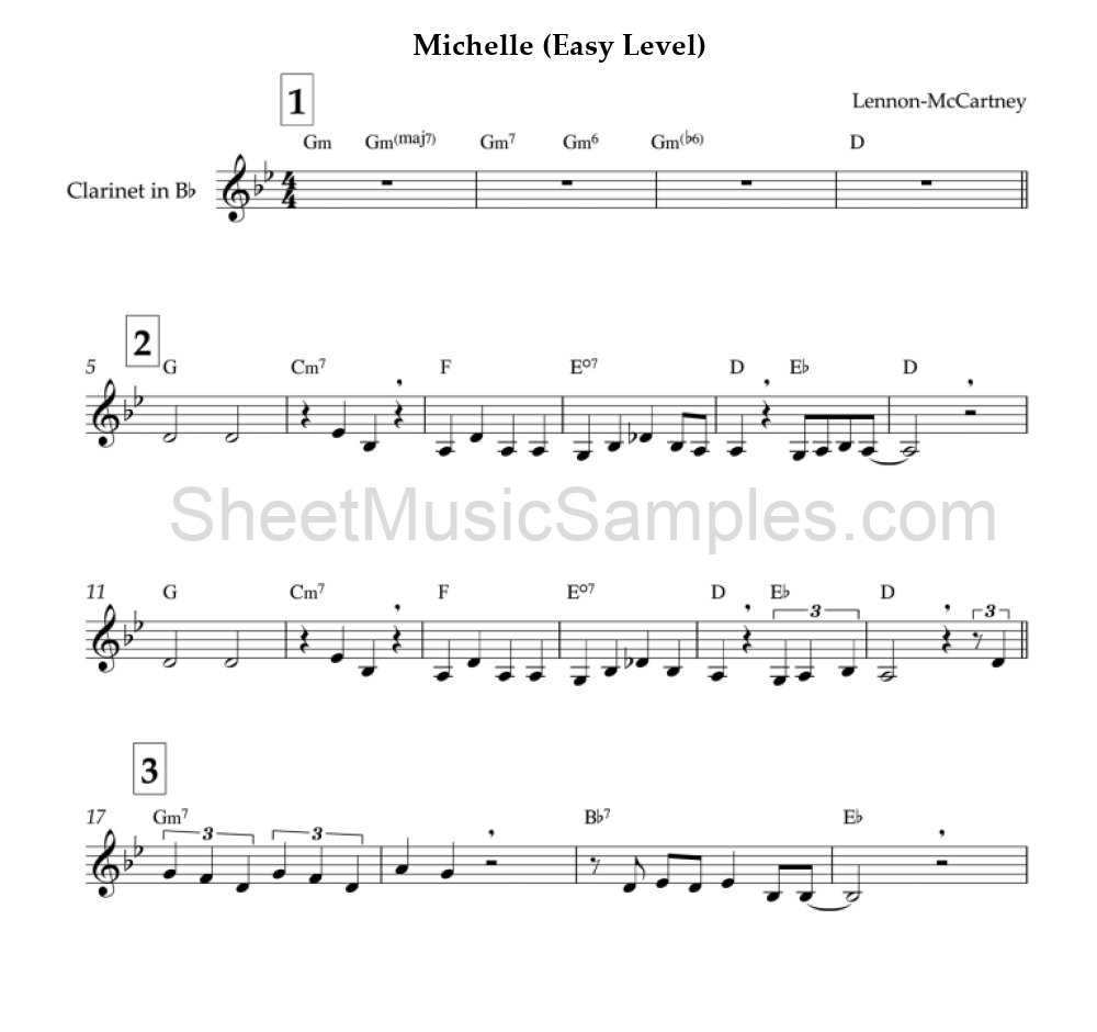 Michelle (Easy Level)