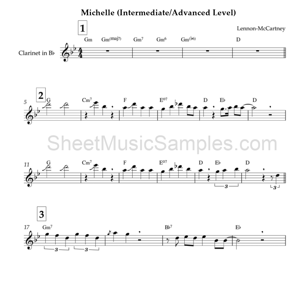 Michelle (Intermediate/Advanced Level)