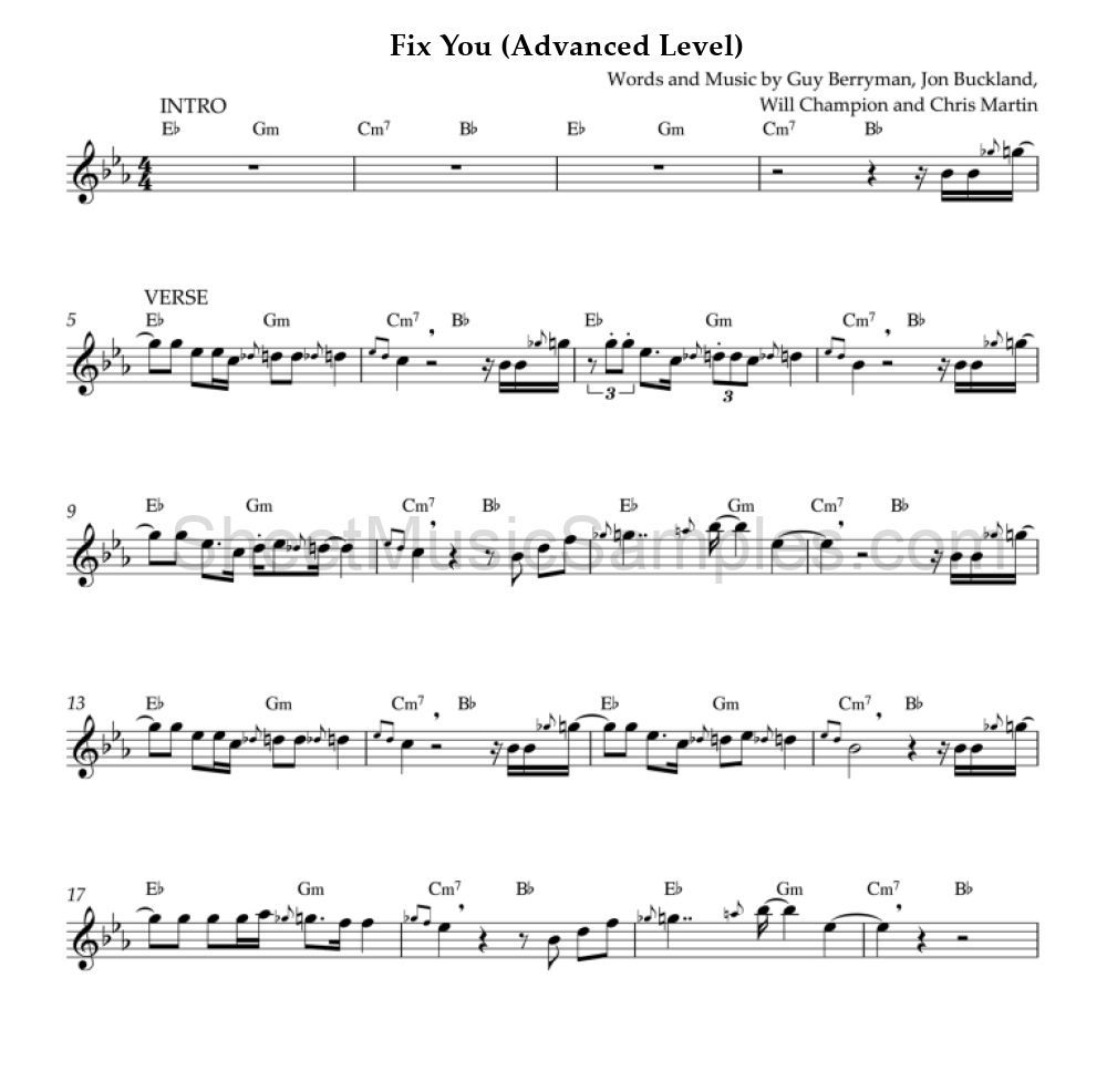 Fix You (Advanced Level)