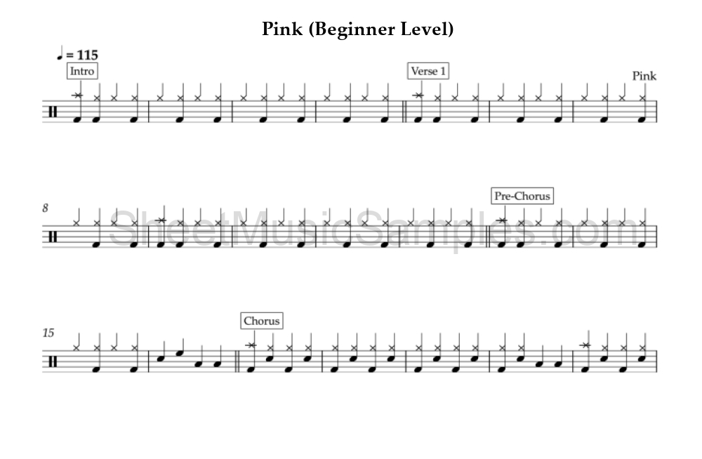 Pink (Beginner Level)