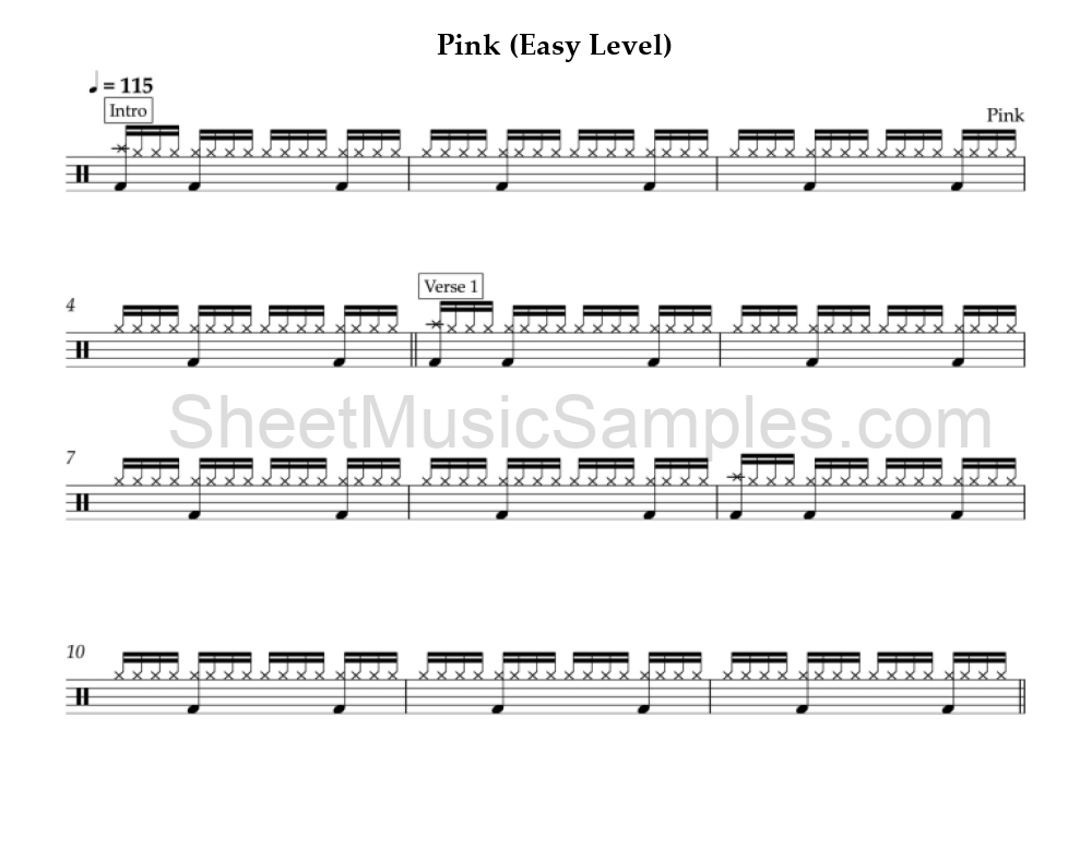 Pink (Easy Level)