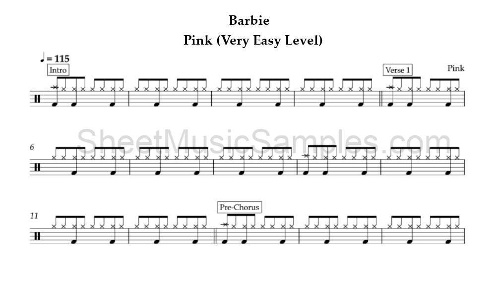 Barbie - Pink (Very Easy Level)