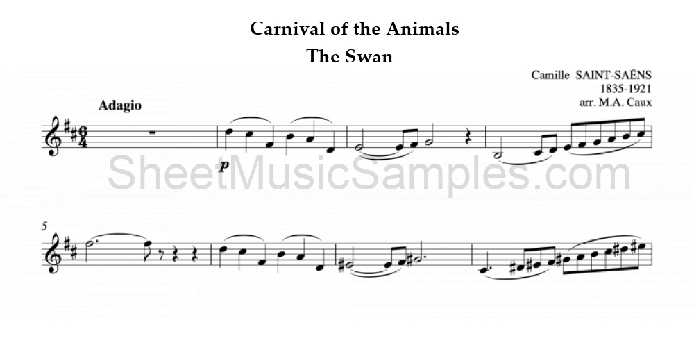 Carnival of the Animals - The Swan