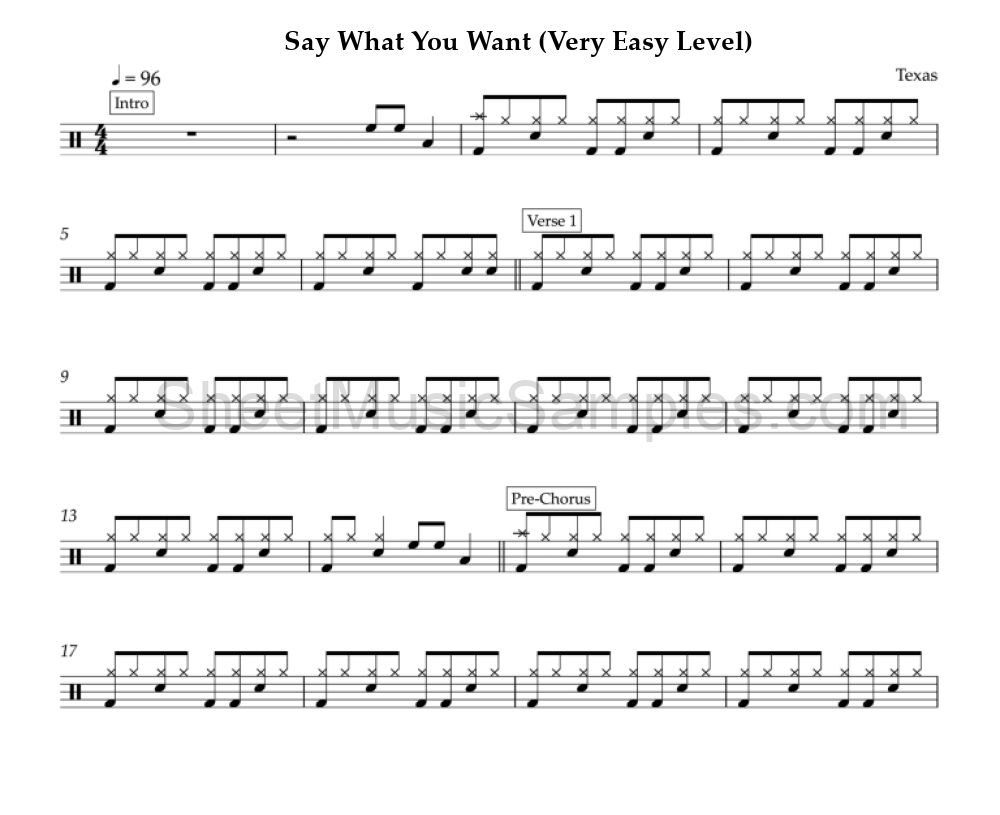 Say What You Want (Very Easy Level)