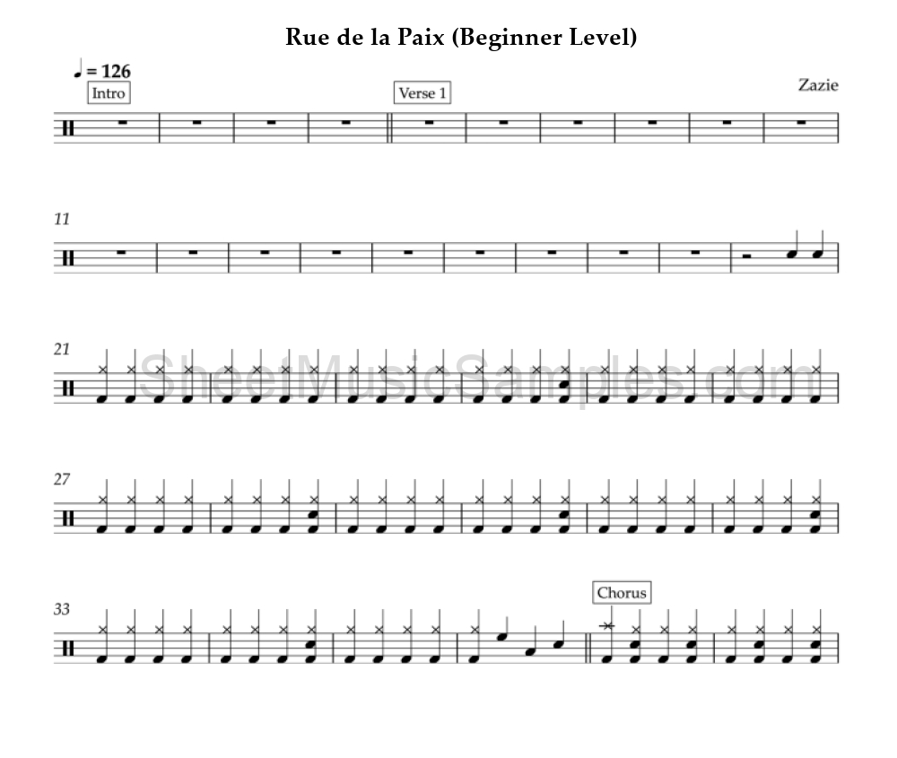 Rue de la Paix (Beginner Level)