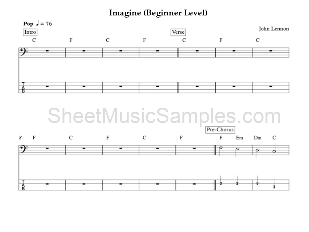 Imagine (Beginner Level)