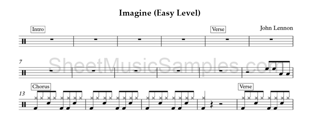 Imagine (Easy Level)