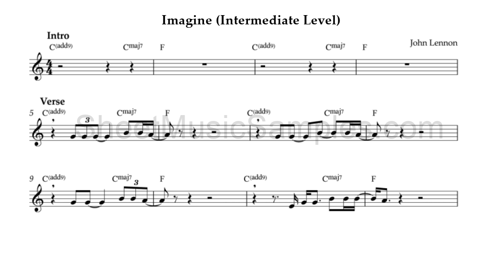 Imagine (Intermediate Level)