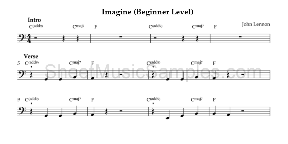 Imagine (Beginner Level)