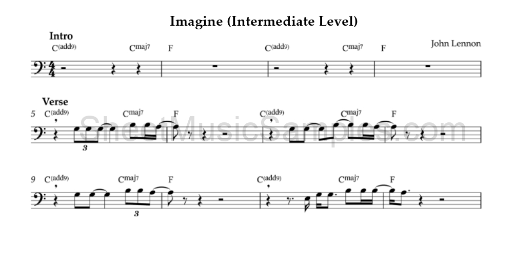 Imagine (Intermediate Level)