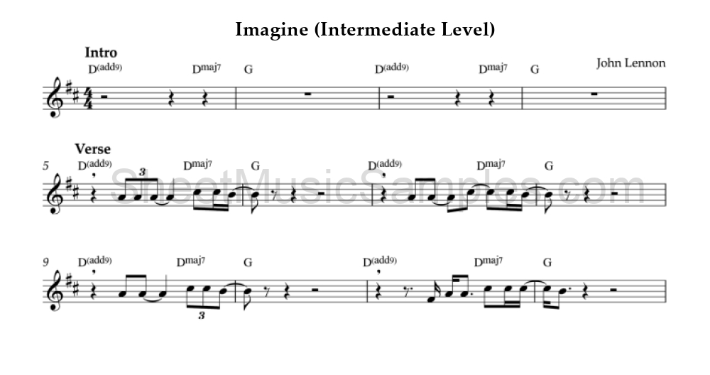 Imagine (Intermediate Level)