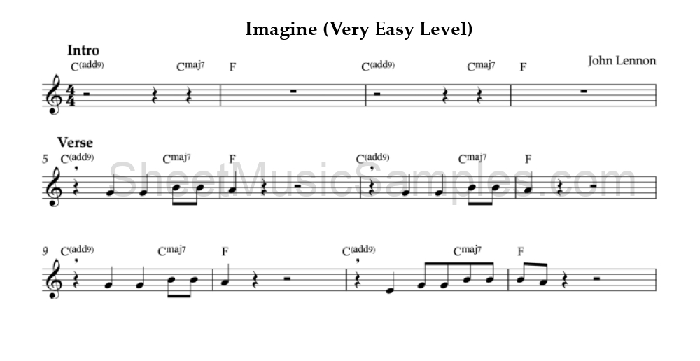 Imagine (Very Easy Level)