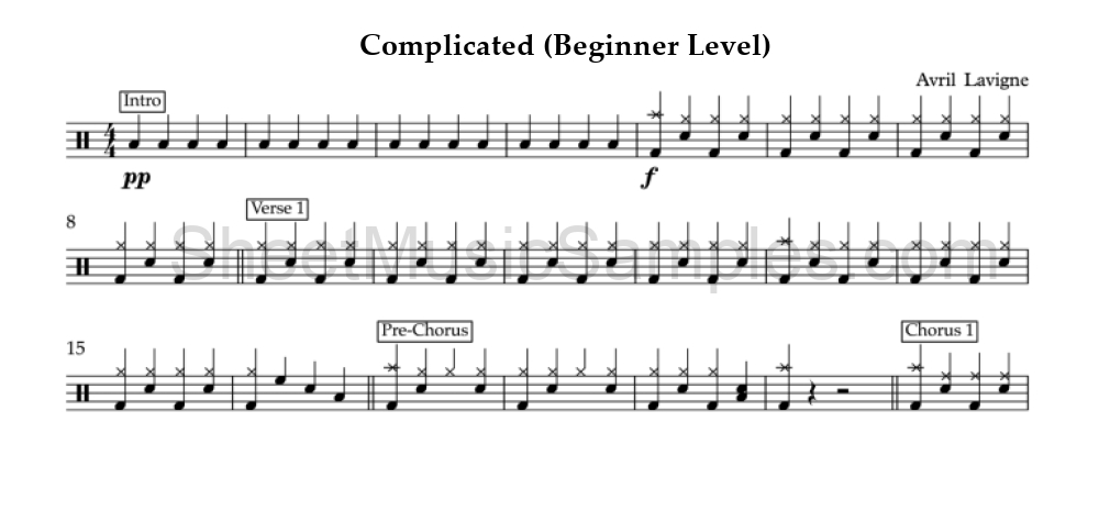 Complicated (Beginner Level)