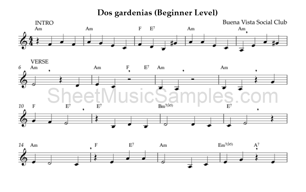 Dos gardenias (Beginner Level)