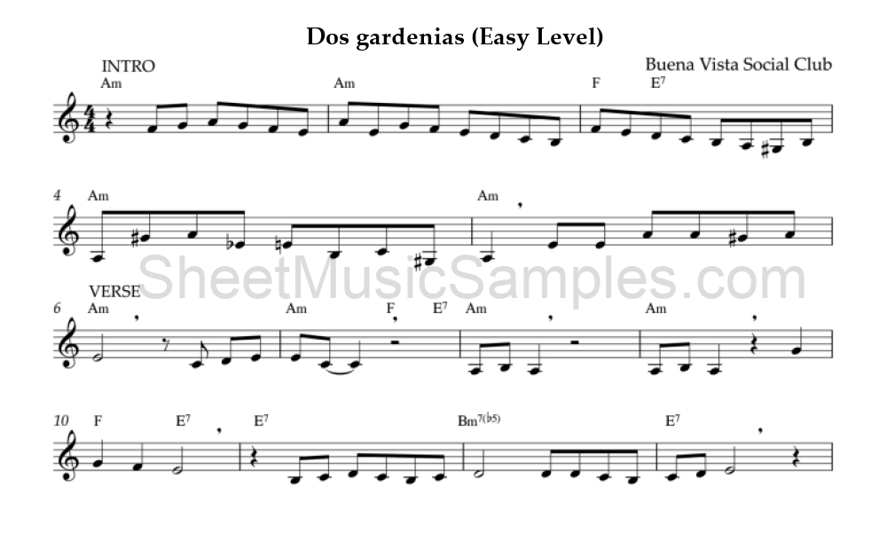 Dos gardenias (Easy Level)