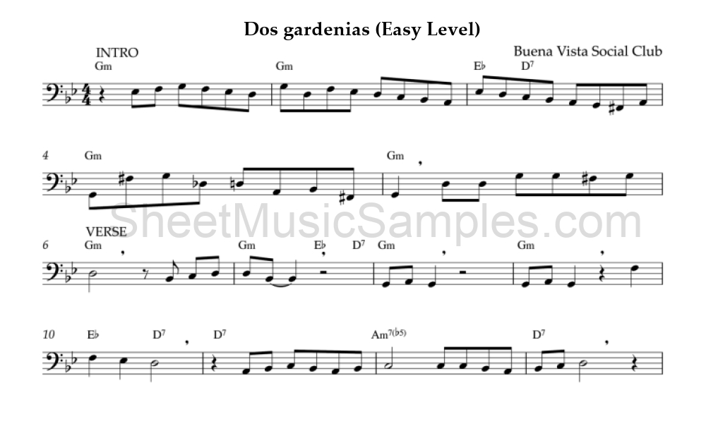 Dos gardenias (Easy Level)