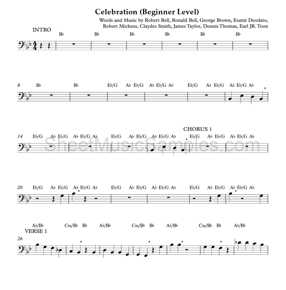 Celebration (Beginner Level)