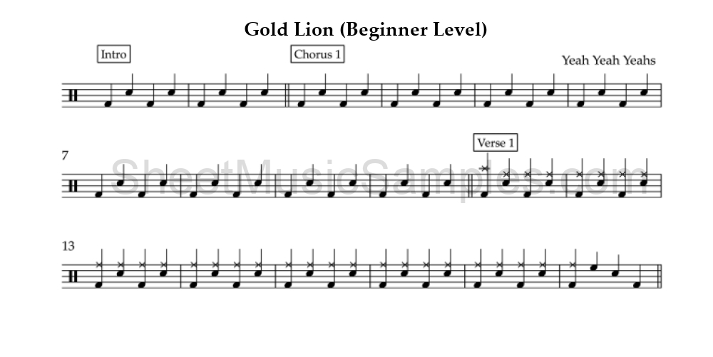 Gold Lion (Beginner Level)