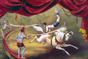 At the Circus by Unknown artist